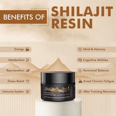 Fulvic acid and minerals in Shilajit resin