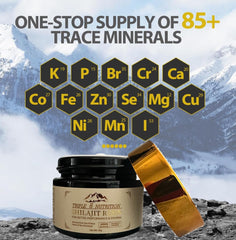 Shilajit Resin ingredients label