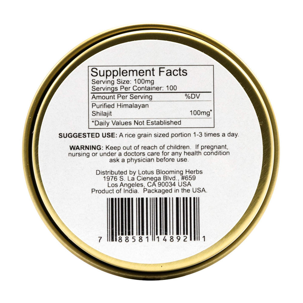 Close-up of pure Shilajit resin 10g