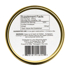 Close-up of pure Shilajit resin 10g