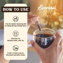 Pure Shilajit resin derived from non-chemical extraction