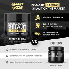 Shilajit sourced from the Indian Himalayas