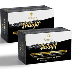 Bottle of 30,000 mg Shilajit tablets – 120 count