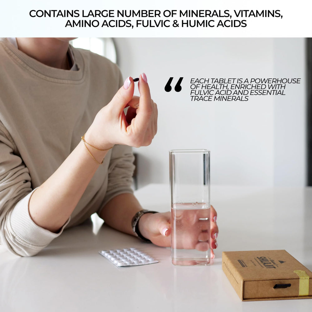 Purified Shilajit resin with enhanced absorption