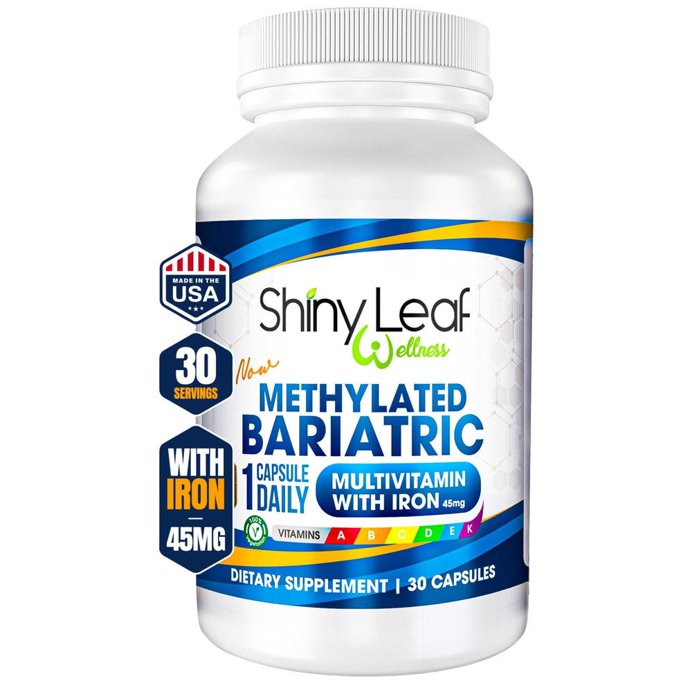 Shiny Leaf bariatric multivitamin with iron 45mg, 30 capsules