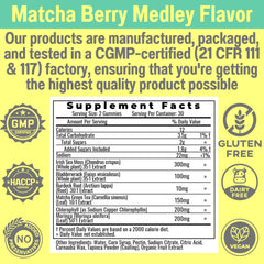 Bottle and box of SHIZAM Super Green Gummies