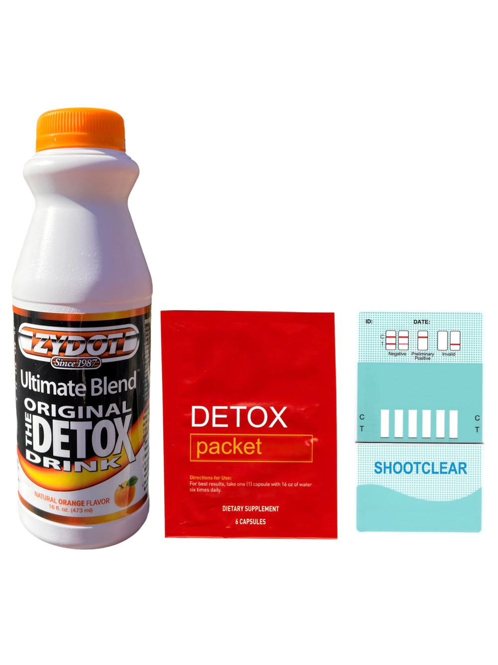 Shootclhear Detox Drink 16 oz bottle - front view