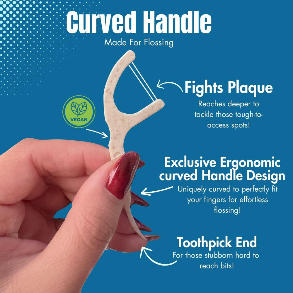 Shred-resistant floss picks for durable use