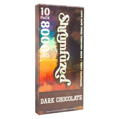 Close-up of Shrumfuzed Nootropic Gummy in dark chocolate