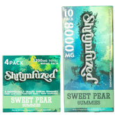 Front label of Shrumfuzed proprietary nootropic gummy 3200mg with Sweet Pear flavor