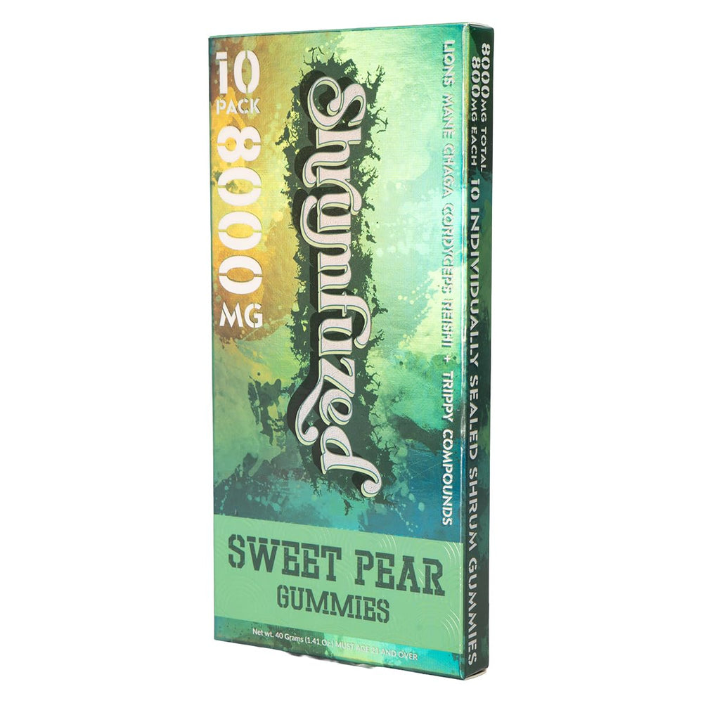 Nutrition facts for Shrumfuzed 3200mg nootropic gummy