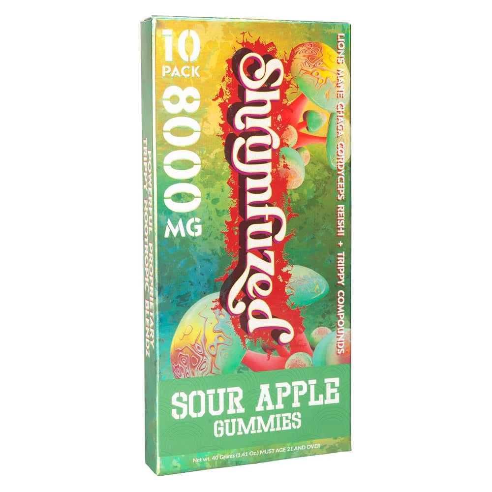 Close-up of Shrumfuzed gummy texture