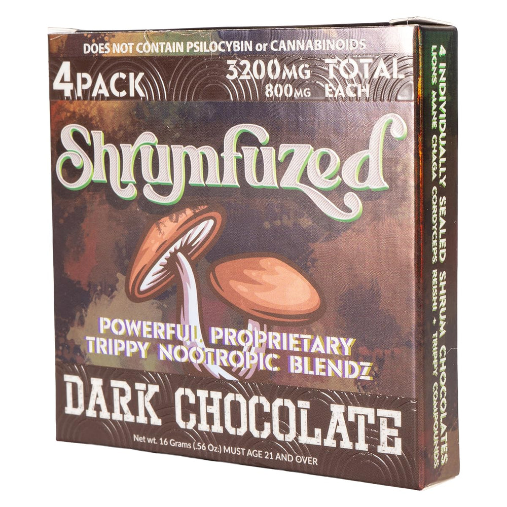 Display of Shrumfuzed Proprietary Nootropic Gummy highlighting mushroom blend
