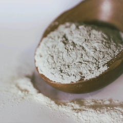 4 oz Shwally toothpaste powder packaging displayed on a surface