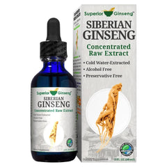 Siberian Ginseng Root Extract bottle front label