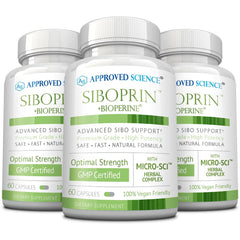 Approved Science Siboprin bottle and capsules