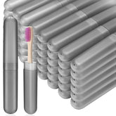 Sieral gray 90-pack travel toothbrush case – front view