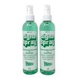 Signa Spray electrolyte spray front view for quick setup with muscle stimulation devices.