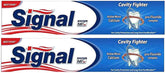 Two boxes of Signal Anti Caries Toothpaste 4.23 oz (120 ml) each