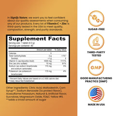 Effervescent tablets dissolving in a glass of water