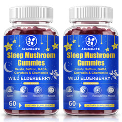 SIGNILIFE Sleep Mushroom Gummies bottle - front view
