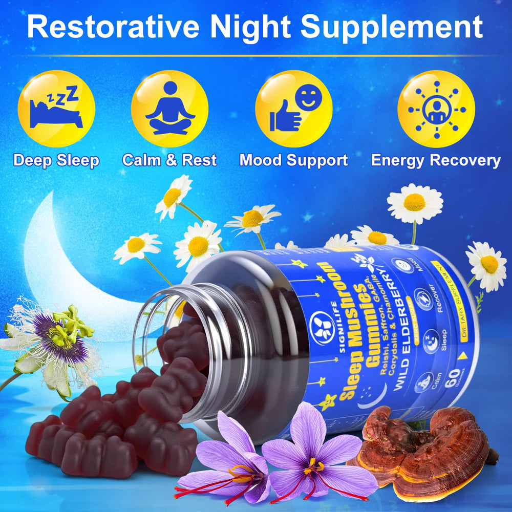 Lions Mane mushroom illustration highlighting formula