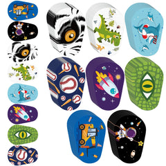 Pack of 48 latex-free adhesive eye patches for kids