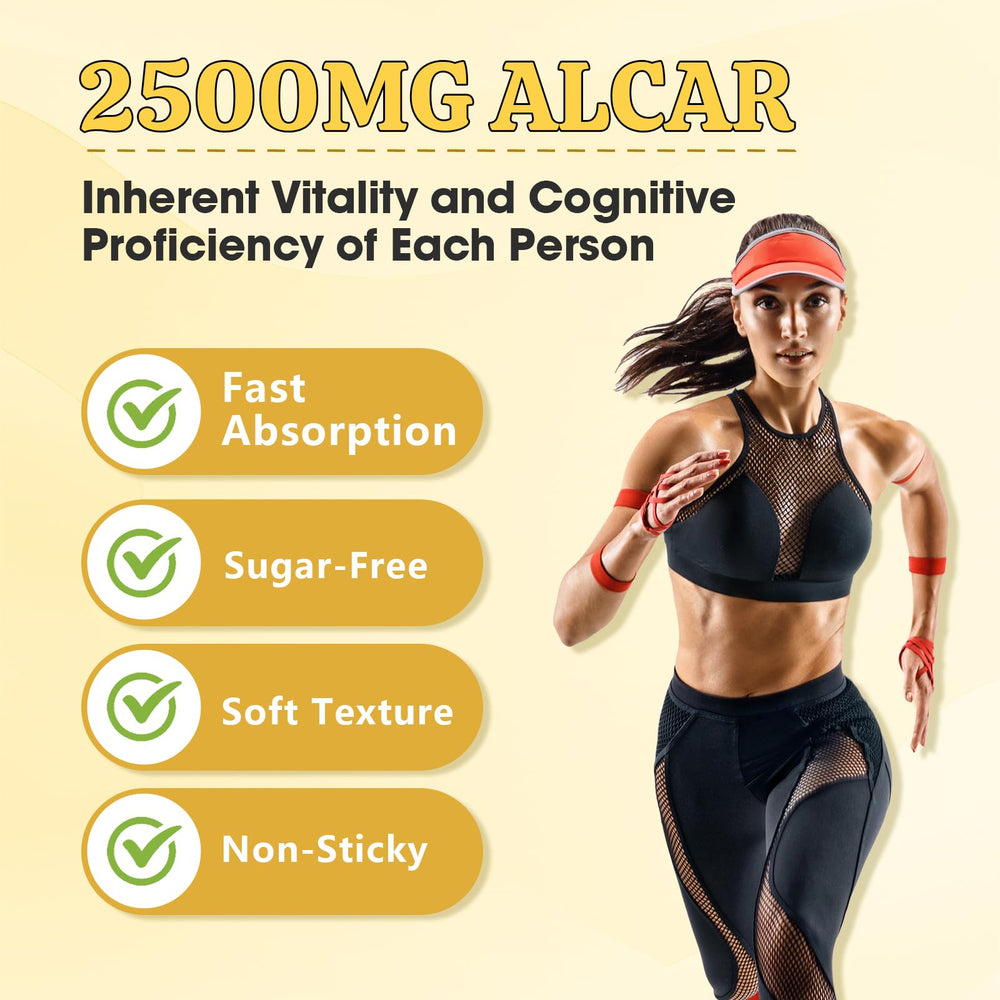 Nutrition facts panel for Sijigood acetyl L-Carnitine gummies