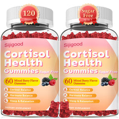 Sijigood Cortisol Gummies bottle – 60-count