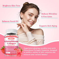 Sijigood Glutathione Collagen Gummies bottle showing 60 count