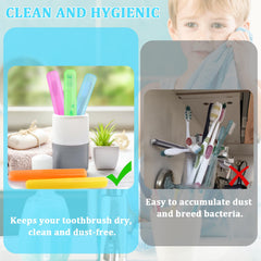 Pink travel toothbrush holder by SIKEMAY
