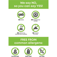 Nutrition details highlighting Biotin 2500 mcg and Aquamin minerals