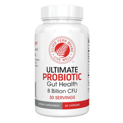 Bottle of Silver Fern Brand Ultimate Probiotic with capsules