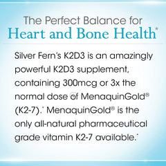Bone health support icon associated with K2-D3