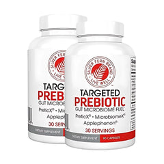 Silver Fern Brand Prebiotic Fiber Supplement 2-pack bottle and capsules