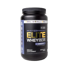 Silver Star Nutrition Elite Chocolate whey isolate tub for post-workout recovery