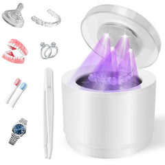 Simfree Ultrasonic Retainer Cleaner on white background
