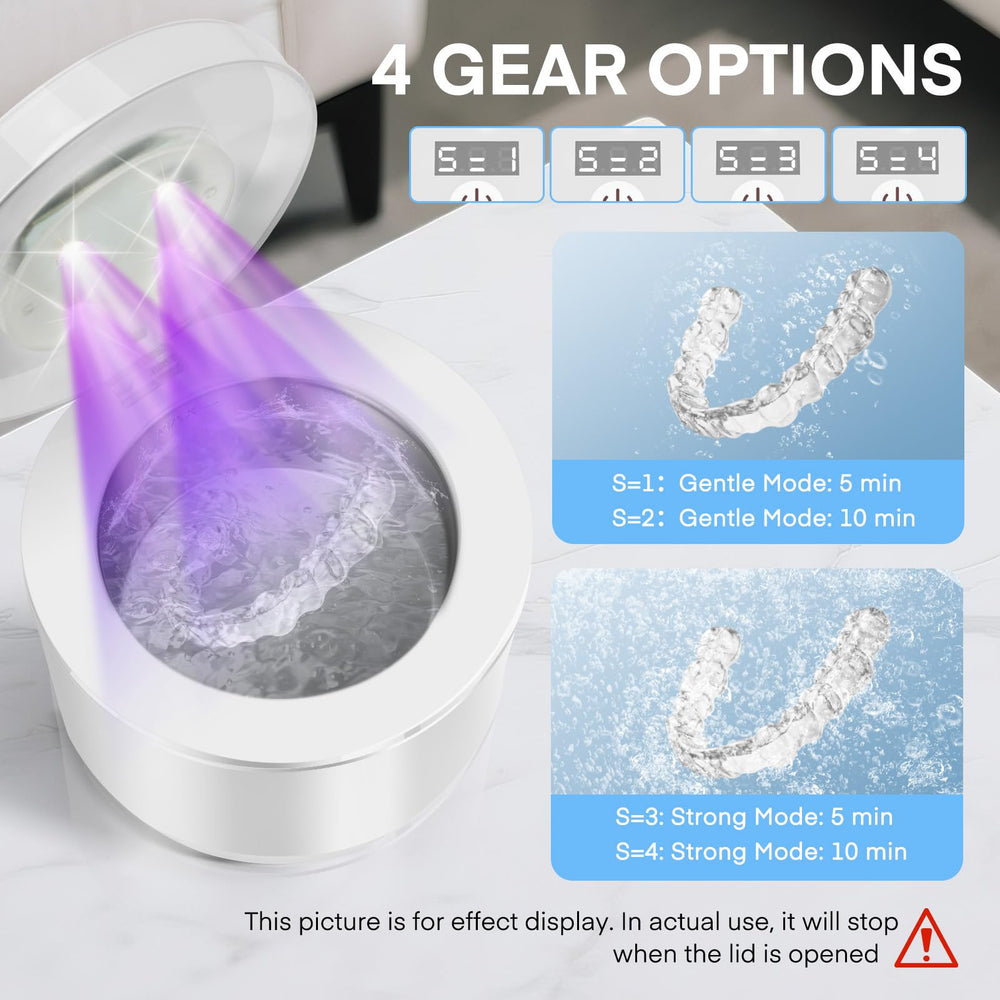 Device with digital timer display powered on