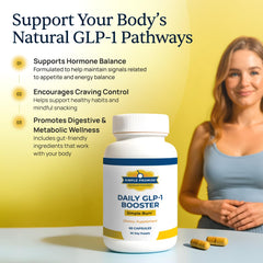 Packshot of Simple Burn GLP-1 Booster with 60 capsules