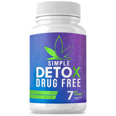 Simple Detox Cleanse bottle with 42 capsules – Made in USA
