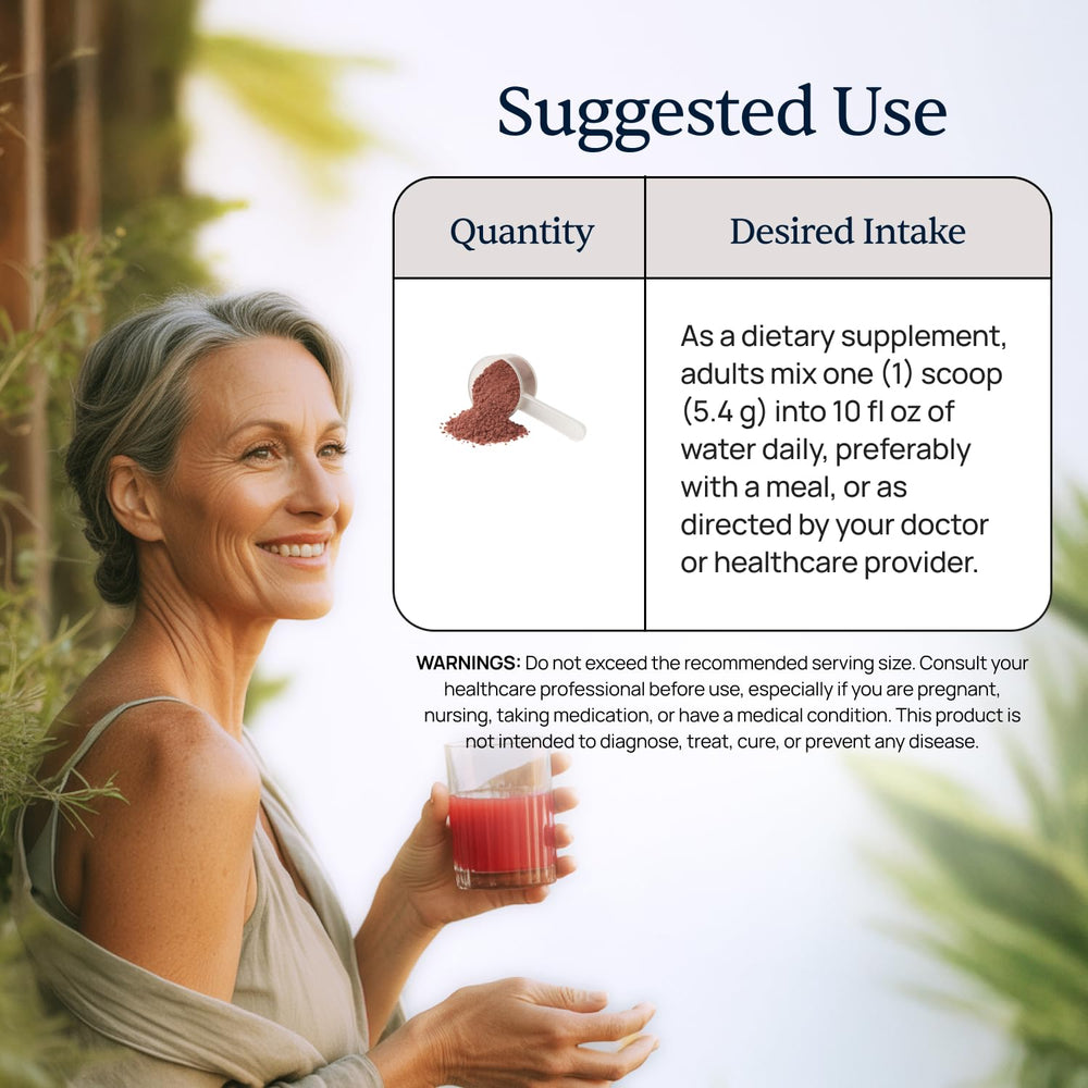 Simple Promise VenoPlus8 packaging shown beside a glass for daily routine