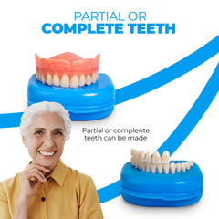 Simple steps for creating dentures at home
