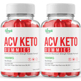 Simpli Health ACV Keto Gummies bottle front view