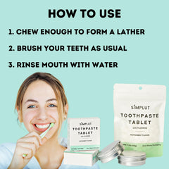 Peppermint-flavored natural ingredient blend used in SIMPLUT tablets