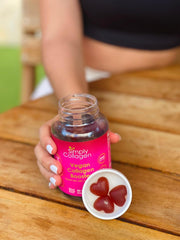 Biotin and amino acids highlighted on the label