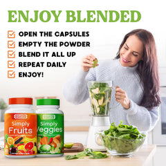 Natural whole food ingredients used in Simply Nature's Pledge