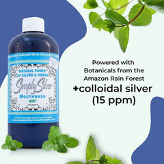 Label highlighting 15 PPM colloidal silver content
