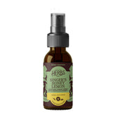 Front view of Herbs Etc. Singer's Saving Grace Honey Lemon throat spray bottle