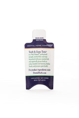Single-use mouthwash packets for on-the-go
