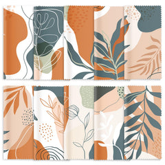 Pack of Sinmoe 20 microfiber cleaning cloths for glasses in boho patterns